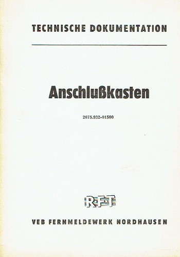 Veb fernmeldewerk nordhausen - veb,