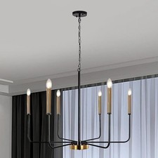 Vintage Kronleuchter schwarz &