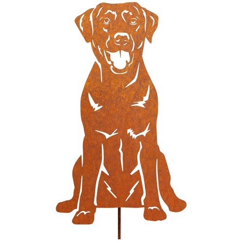 Gartenstecker rost hund - rost,
