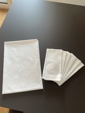 Damast Tischdecke und passende 6 Servietten als Set