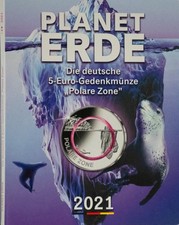 Münzen 5 Euro 2021 Polare