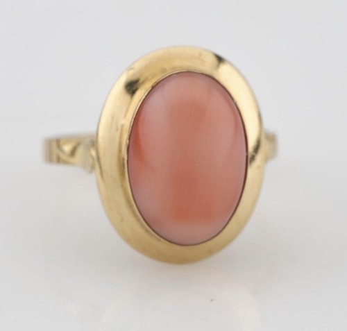 Gold ring 750 mit - ring, engelshaut