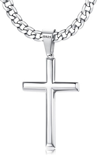 Kreuz kette 925 sterling - kreuz,