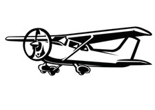 Flugzeug Cessna Sportflugzeug