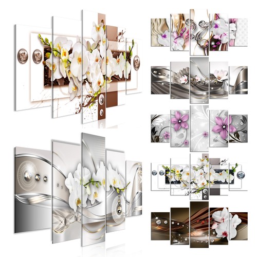 Orchidee abstrakt vlies - orchidee,