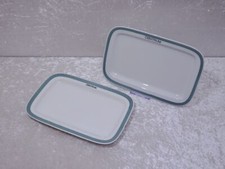 2 x Ilmenau DDR Porzellan Design Sevierplatte Centrum Warenhaus Kantine - 28 cm