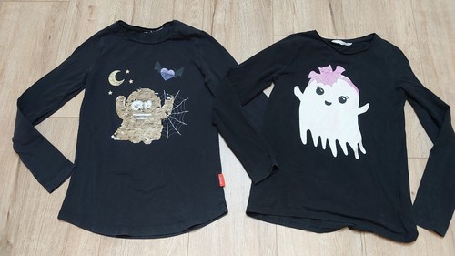 Halloween set langarmshirt - 2x,