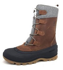 Kamik Snowgem Damenschuhe Stiefel Schnürer Braun Freizeit