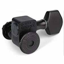 SPERZEL MECHANISCHES SET INLINE L6 SELBSTSICHERND FÜR E-GITARRE - SCHWARZ -