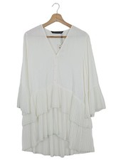 ZARA WOMAN Langarmkleid Damen