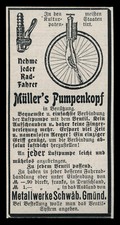 Alte Werbung 1900 Müller´s