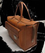 LEDERKOFFER Ledertasche LEDER Herrentasche REISETASCHE Weekender RARITÄT Top3813