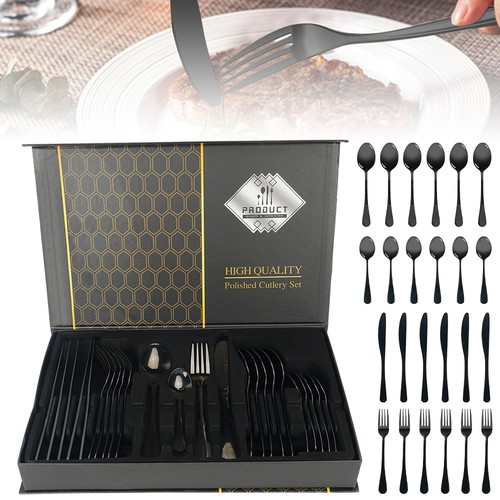 Edelstahl besteckset - besteckset, 6