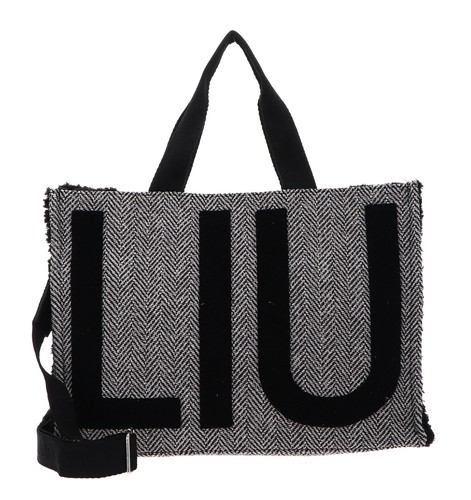 Liu check tote - check, l