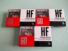 3 Audiokassetten Sony HF60