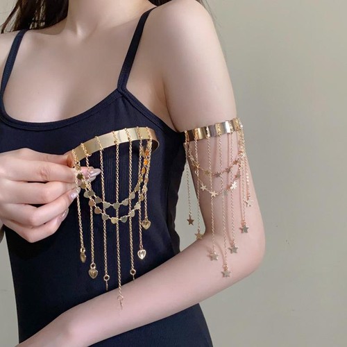 Oberarm armband metall quaste - oberarm,