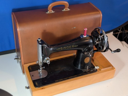 Vintage singer 201k handkurbel - singer,