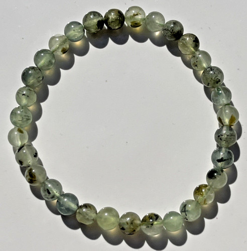 Grünes prehnit armband - grünes,