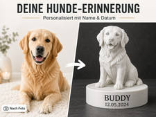 Hund Erinnerung nach Foto 3D