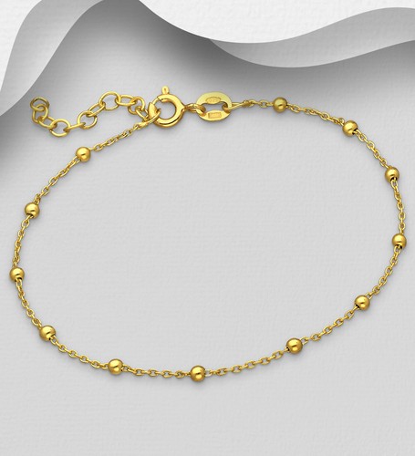 925 silver bracelet - 925, gold