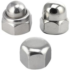 Hutmuttern Edelstahl A2 hohe