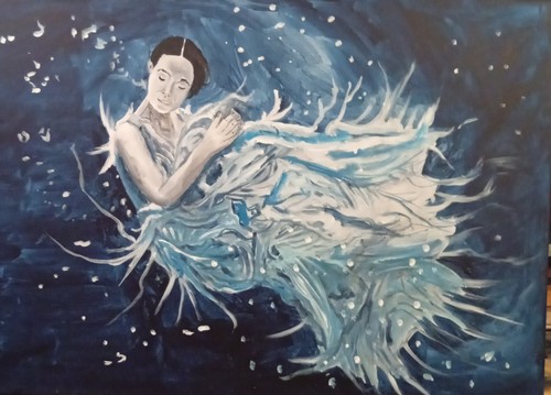 Original unikat acryl auf - ,