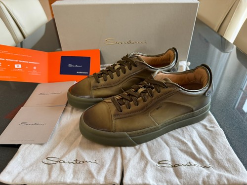 Santoni nappa leder - leder, sneaker