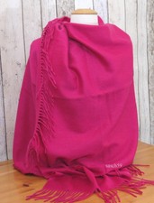 Schal XXL 100% Wolle pink Tuch