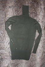 Pullover Rollkragen Damen Zara Größe S Grün