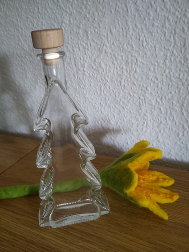 Glasflasche - , in