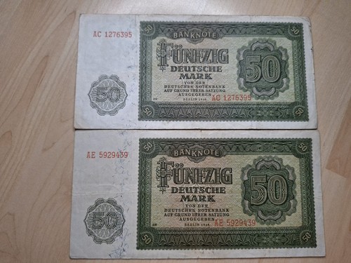 Ddr 1948 mark banknote - mark,