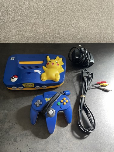 Nintendo n64 konsole pikachu - nintendo,