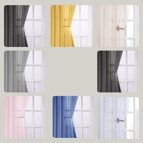 Uni voile gardine - uni,