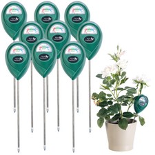Royal Gardineer 9er-Set Boden-Feuchtigkeitsmessgerät für Pflanzen