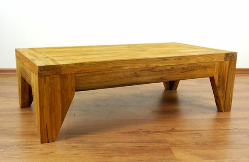 Tisch aus teakholz - tisch, 90x50cm