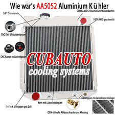 3-Reihig Aluminium Kühler Für Ford Falcon 1960-65 Mustang 1965-1966 5,0L V8 DE