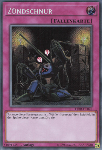 Yugioh zündschnur cibr de078 - yugioh,