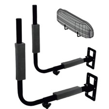 Wandhalterung Set FISCHER Dachbox, Skier, Surfbrett, Leiter bis 40kg