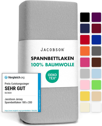 Jacobson jersey spannbettlaken - jacobson,