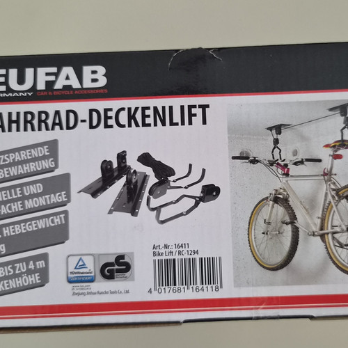 Eufab fahrrad deckenlift - eufab, fahrrad-deckenlift