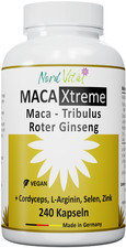 16.000mg Maca, 12.000 mg Tribulus, 4.000mg Cordyceps,400mg L-Arginin, Ginseng