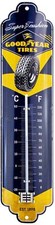 Nostalgic-Art - Garten Metall-Thermometer Innen Aussen - Goodyear Super Cushion