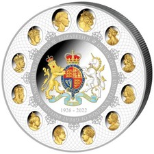 Silbermünze 1kg Queen