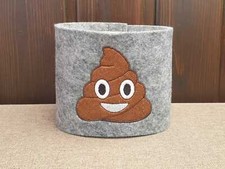 #908 Banderole »Kothaufen Emoji« Toilettenpapier Klopapier Klorollen Kackhaufen
