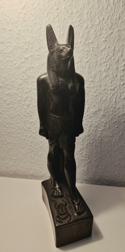 Anubis statue schwarz gott der - schwarz,