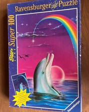 Ravensburger- 100 Teile- Star Line Puzzle "Flipper" Leuchtet im Dunkeln