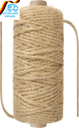 Juteschnur 50 meter - mm,
