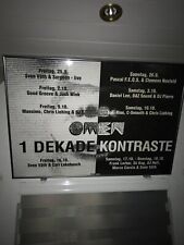 Omen Frankfurt Flyer Sammlung