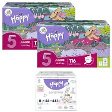 bella baby Happy Windel Box Gr.5 Junior 12-25 kg & 2.Gr. Wahl +8er Pack Feuchtt.