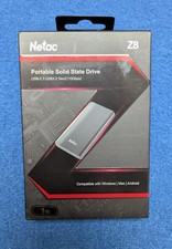 1 TB SSD Festplatte von Netac Z8 mit Gehäuse